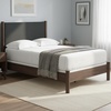 image:imageSignature Design by Ashley Brown Wood Full Panel Bed Reeded HeadboardDark Brown
