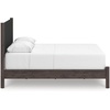 image:imageSignature Design by Ashley Brown Wood Full Panel Bed Reeded HeadboardDark Brown