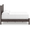 image:imageSignature Design by Ashley Brown Wood Full Panel Bed Reeded HeadboardDark Brown