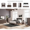 image:imageSignature Design by Ashley Brown Wood Full Panel Bed Reeded HeadboardDark Brown