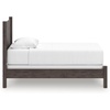 image:imageSignature Design by Ashley Brown Wood Full Panel Bed Reeded HeadboardDark Brown