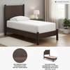 image:imageSignature Design by Ashley Brown Wood Full Panel Bed Reeded HeadboardDark Brown