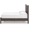 image:imageSignature Design by Ashley Brown Wood Full Panel Bed Reeded HeadboardDark Brown