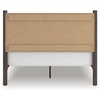image:imageSignature Design by Ashley Brown Wood Full Panel Bed Reeded HeadboardDark Brown