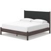 image:imageSignature Design by Ashley Brown Wood Full Panel Bed Reeded HeadboardDark Brown