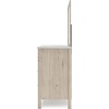 image:imageSignature Design by Ashley Brown Wood Full Panel Bed Reeded HeadboardNatural Brown
