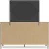 image:imageSignature Design by Ashley Brown Wood Full Panel Bed Reeded HeadboardNatural Brown