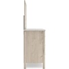 image:imageSignature Design by Ashley Brown Wood Full Panel Bed Reeded HeadboardNatural Brown