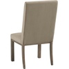 image:imageSignature Design by Ashley Burkhaus Traditional Upholstered Dining Chair Set of 2 Dark BrownGray  Brown