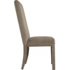 image:imageSignature Design by Ashley Burkhaus Traditional Upholstered Dining Chair Set of 2 Dark BrownGray  Brown