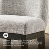 image:imageSignature Design by Ashley Burkhaus Traditional Upholstered Dining Chair Set of 2 Dark BrownGrey