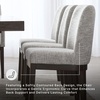 image:imageSignature Design by Ashley Burkhaus Traditional Upholstered Dining Chair Set of 2 Dark BrownGrey