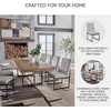 image:imageSignature Design by Ashley Burkhaus Traditional Upholstered Dining Chair Set of 2 Dark BrownLight Brown