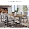 image:imageSignature Design by Ashley Burkhaus Traditional Upholstered Dining Chair Set of 2 Dark BrownLight Brown