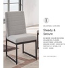 image:imageSignature Design by Ashley Burkhaus Traditional Upholstered Dining Chair Set of 2 Dark BrownLight Brown