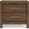 image:imageSignature Design by Ashley Cabalynn 2Drawer Nightstand with USB PortsLight Brown