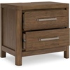 image:imageSignature Design by Ashley Cabalynn 2Drawer Nightstand with USB PortsLight Brown