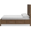 image:imageSignature Design by Ashley Cabalynn King Panel Bed with Storage BrownCalifornia King Panel Bed with Storage