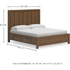 image:imageSignature Design by Ashley Cabalynn King Panel Bed with Storage BrownCalifornia King Panel Bed with Storage