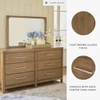 image:imageSignature Design by Ashley Cabalynn King Panel Bed with Storage BrownDresser and Mirror