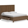 image:imageSignature Design by Ashley Cabalynn King Panel Bed with Storage BrownKing Panel Bed with Storage