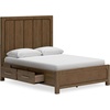 image:imageSignature Design by Ashley Cabalynn King Panel Bed with Storage BrownQueen Panel Bed with Storage