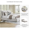 image:imageSignature Design by Ashley Cabalynn King Panel Bed with Storage BrownQueen Upholstered Bed