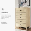 image:imageSignature Design by Ashley Cabinella Tall 5Drawer Chest of Drawers TanBeige