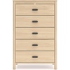 image:imageSignature Design by Ashley Cabinella Tall 5Drawer Chest of Drawers TanBeige
