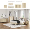 image:imageSignature Design by Ashley Cabinella Vintage Queen Platform Bed with Metal Slats and Center Support Legs Foundation or Box Spring Not Needed Light BrownLight Brown