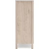 image:imageSignature Design by Ashley Cadmori Bohemian 5Drawer Chest of Drawers with Replicated White Marble Top Meets ASTM International Safety Standards Light BrownWhite  Beige