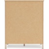 image:imageSignature Design by Ashley Cadmori Bohemian 5Drawer Chest of Drawers with Replicated White Marble Top Meets ASTM International Safety Standards Light BrownWhite  Beige