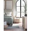 image:imageSignature Design by Ashley Cadmori Casual Bohemian Dresser with Post Legs and 6 Drawers Replicated Marble Top Wood 35 High White and Light Brown FinishWhite  Beige