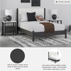 image:imageSignature Design by Ashley Cadmori King Upholstered Panel Bed TwoToneBlackWhite