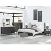 image:imageSignature Design by Ashley Cadmori King Upholstered Panel Bed TwoToneBlackWhite