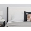 image:imageSignature Design by Ashley Cadmori King Upholstered Panel Bed TwoToneBlackWhite