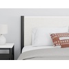 image:imageSignature Design by Ashley Cadmori King Upholstered Panel Bed TwoToneBlackWhite