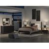 image:imageSignature Design by Ashley Cadmori King Upholstered Panel Bed TwoToneBlackWhite