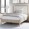 image:imageSignature Design by Ashley Cadmori King Upholstered Panel Bed TwoToneTwotone