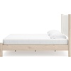 image:imageSignature Design by Ashley Cadmori King Upholstered Panel Bed TwoToneTwotone