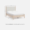 image:imageSignature Design by Ashley Cadmori King Upholstered Panel Bed TwoToneTwotone