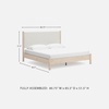 image:imageSignature Design by Ashley Cadmori King Upholstered Panel Bed TwoToneTwotone