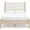 image:imageSignature Design by Ashley Cadmori King Upholstered Panel Bed TwoToneTwotone