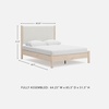 image:imageSignature Design by Ashley Cadmori King Upholstered Panel Bed TwoToneTwotone
