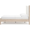 image:imageSignature Design by Ashley Cadmori King Upholstered Panel Bed TwoToneTwotone