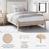 image:imageSignature Design by Ashley Cadmori King Upholstered Panel Bed TwoToneTwotone