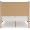 image:imageSignature Design by Ashley Cadmori King Upholstered Panel Bed TwoToneTwotone