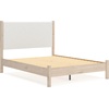 image:imageSignature Design by Ashley Cadmori King Upholstered Panel Bed TwoToneTwotone