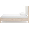 image:imageSignature Design by Ashley Cadmori King Upholstered Panel Bed TwoToneTwotone