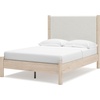 image:imageSignature Design by Ashley Cadmori King Upholstered Panel Bed TwoToneTwotone
